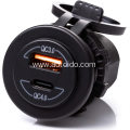 DC 12V QC4.0 Type-C PD Dual USB Charger